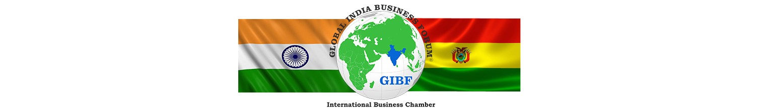 India  Bolivia Business and Cultural Council and GIBF logo 